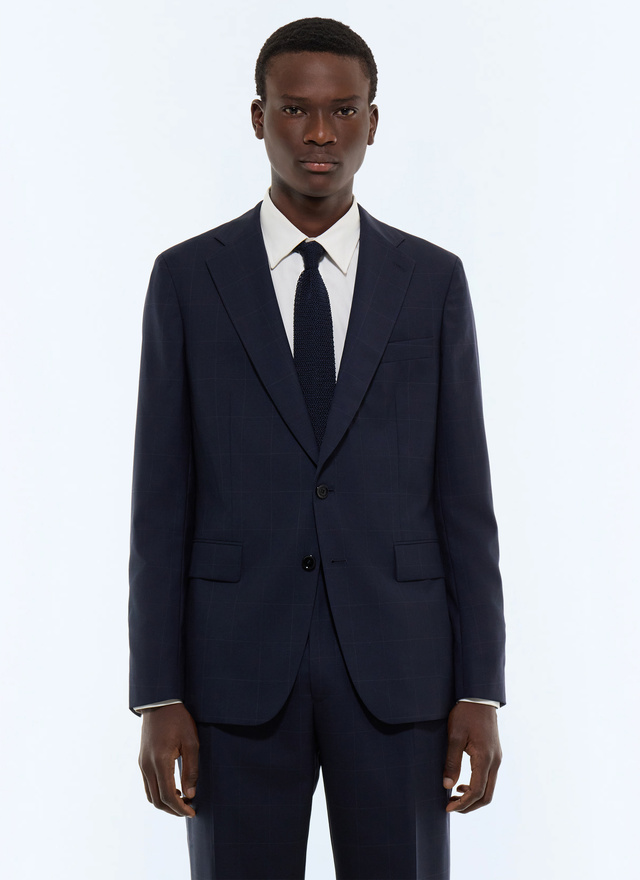 Men's navy blue suit Fursac - C3JARA-JC11-D030