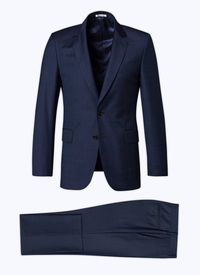 Men's navy blue - micro design suit Fursac - C3AXUN-BC06-31