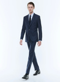 Wool suit with Prince of Wales - C3AXUN-DC24-D030