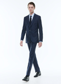 Wool suit with Prince of Wales - C3AXUN-DC24-D030