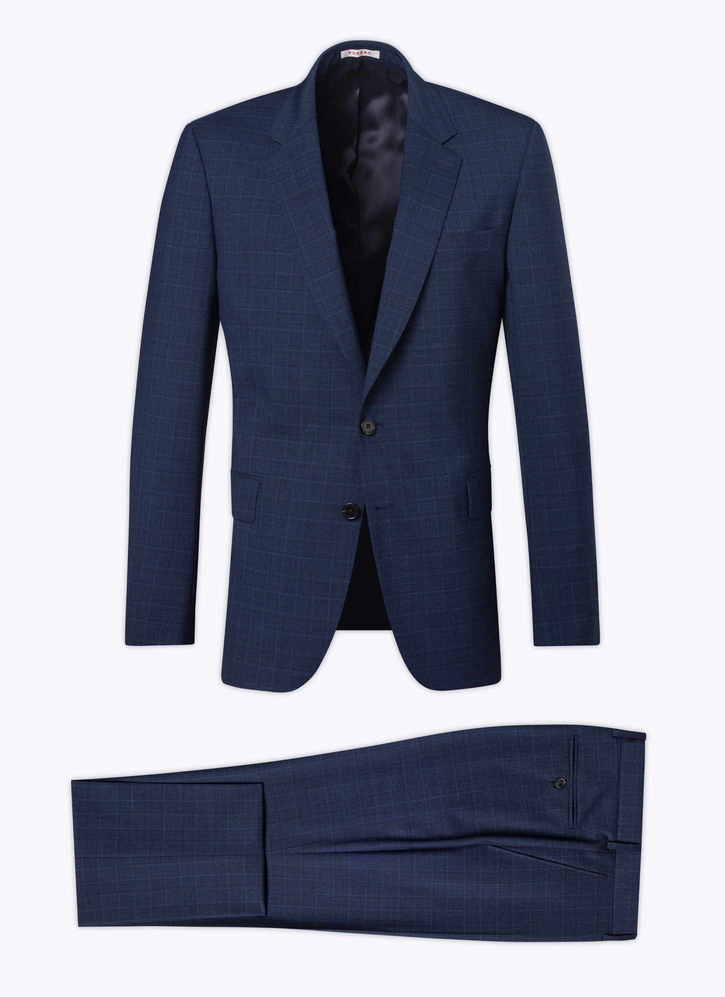 Men's virgin wool canvas suit Fursac - C3AXUN-VC09-32