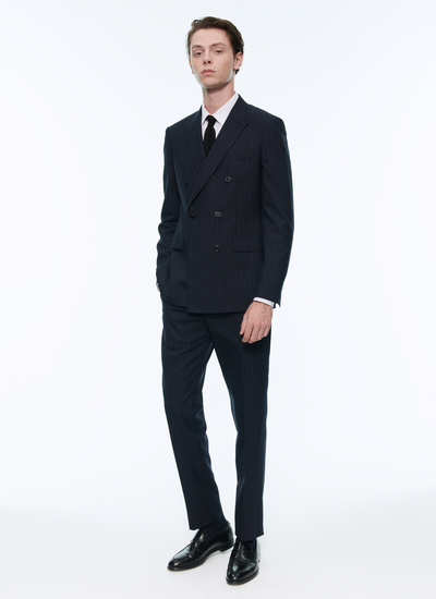 Men's suit navy blue virgin wool Fursac - 22HC3VOCA-AC15/31
