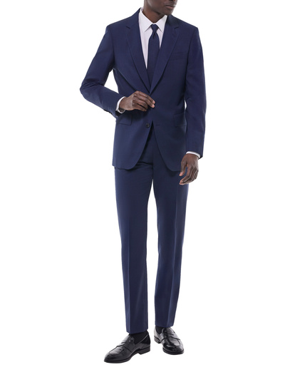 Men's suit navy blue certified virgin wool Fursac - C3FOXA-GC13-D030