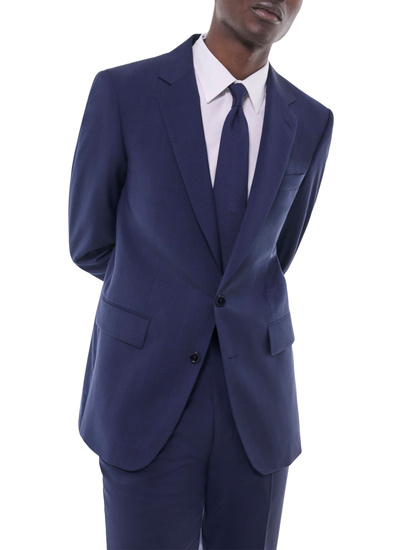 Men's navy blue suit Fursac - C3FOXA-GC13-D030