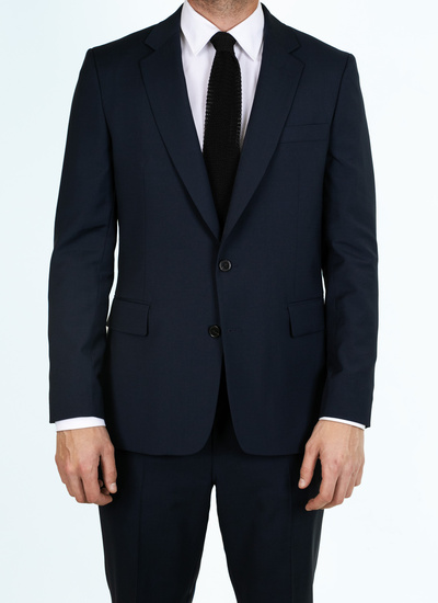 Men's suit petrol blue virgin wool Fursac - C3AXUN-VC60-32