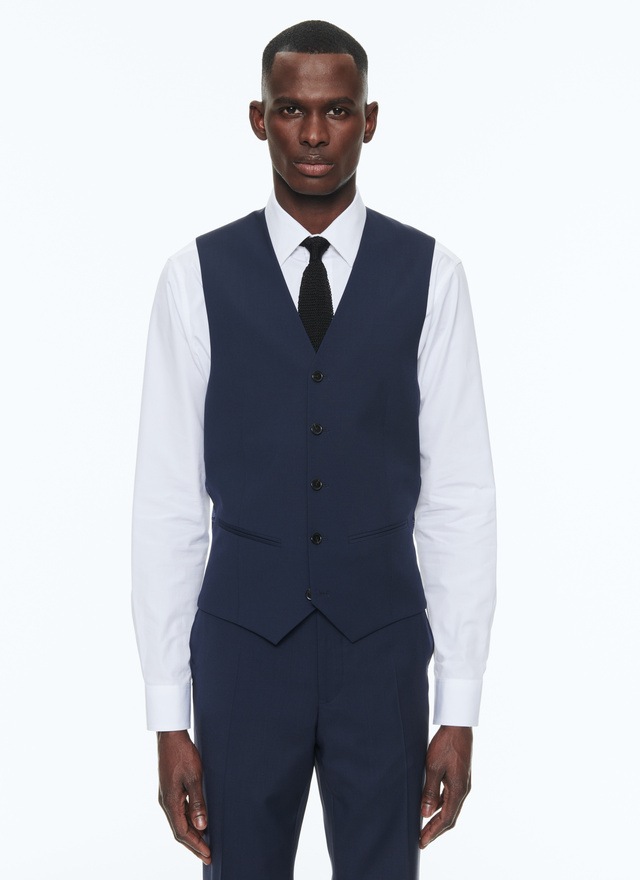 Men's petrol blue suit Fursac - C3SOXE-VC60-32