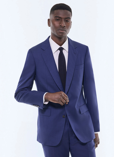 Men's petrol blue suit Fursac - C3EXUN-EC37-D032