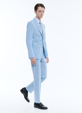 Virgin wool canvas fitted suit - C3CIXE-DC36-D003