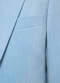 Fitted herringbone serge suit - C3FRAM-DC13-D003