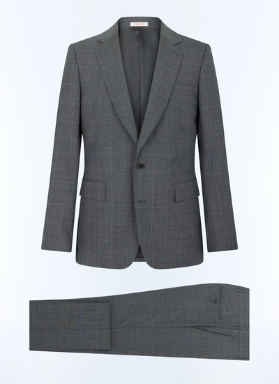 Men's grey certified wool suit Fursac - C3FOXA-FC20-B022