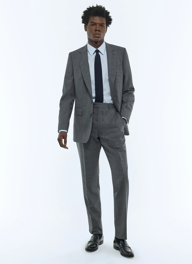 Men's steel grey suit Fursac - C3FOXA-FC20-B022