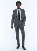 Fitted suit with Prince of Wales pattern - C3FOXA-FC20-B022