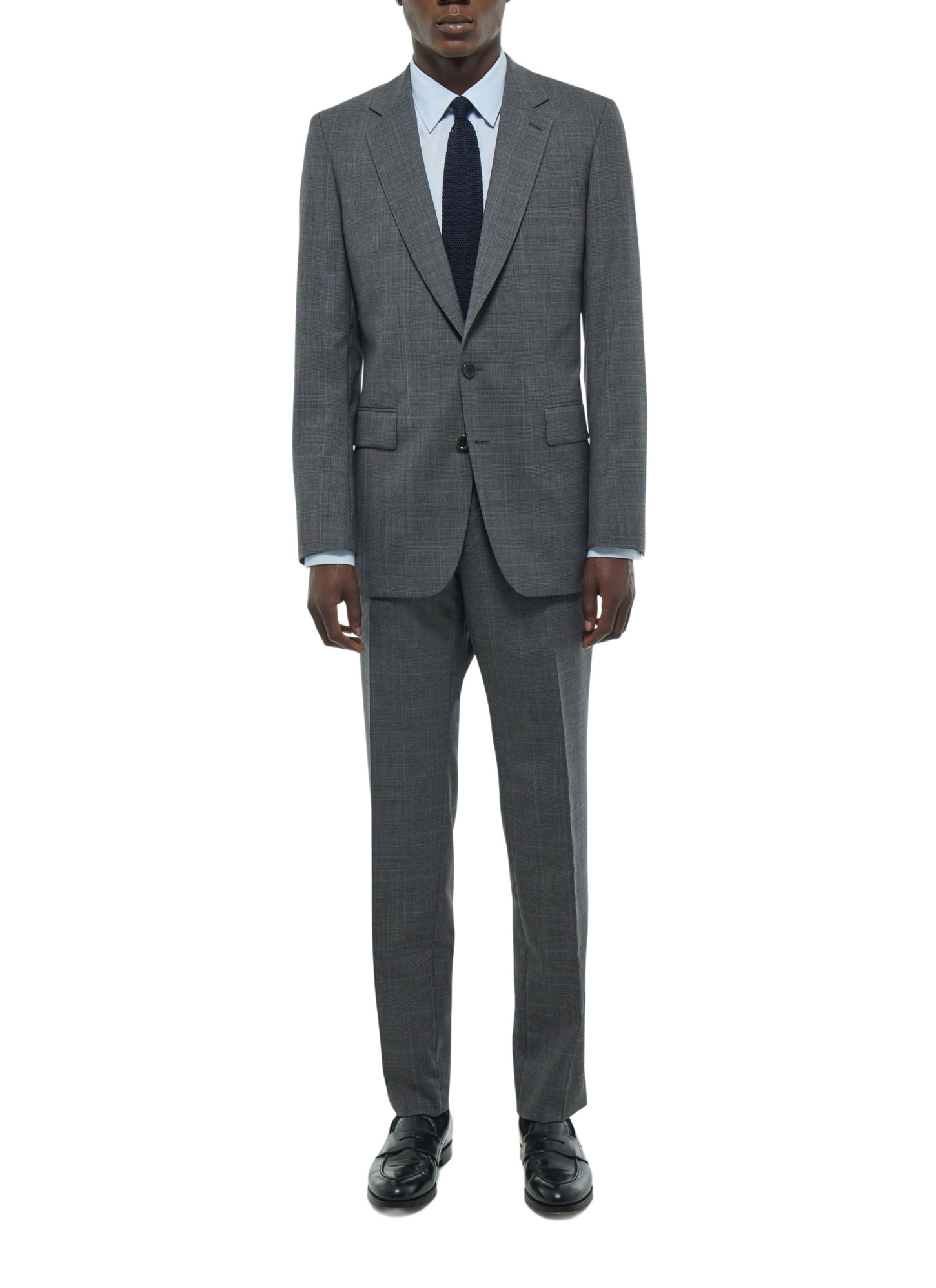 Men's steel grey suit Fursac - C3FOXA-FC20-B022