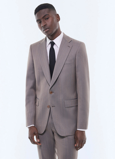 Men's taupe brown suit Fursac - C3FEXU-GC05-G014