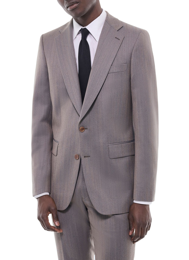 Men's taupe brown suit Fursac - C3FEXU-GC05-G014