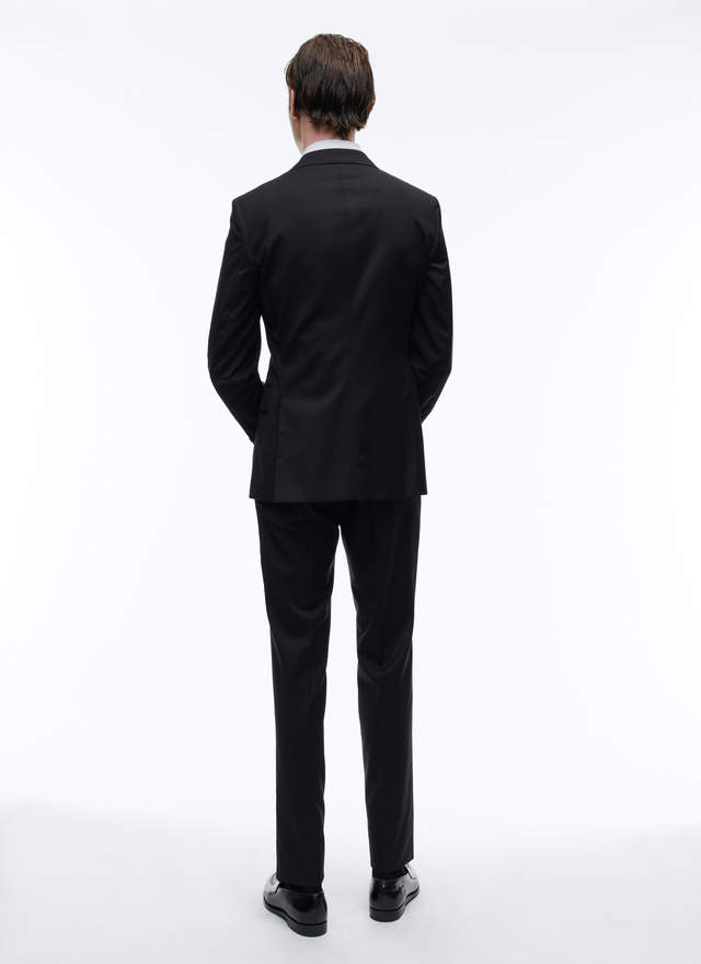 Men's black virgin wool suit Fursac - 22HC2AIDO-AC82/20