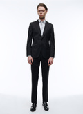 Black wool serge suit - 22HC2AIDO-AC82/20