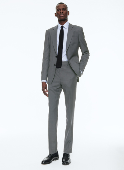 Men's suit grey virgin wool Fursac - C2AIDO-TC47-24