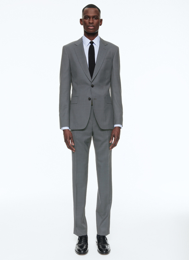 Men's grey suit Fursac - C2AIDO-TC47-24