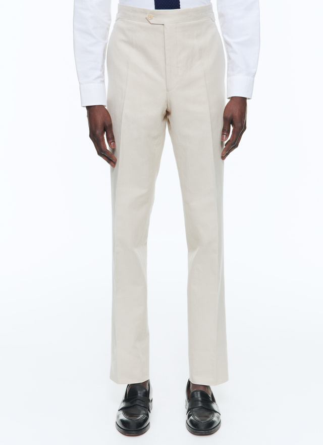 Men's beige suit Fursac - C3DODI-DX03-A005