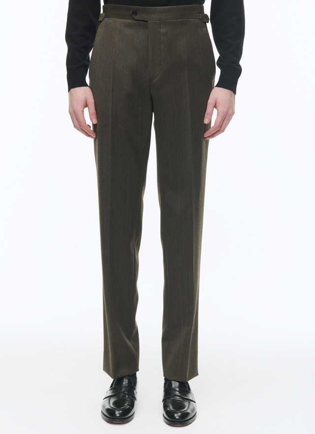 Men's flecked virgin wool cover suit Fursac - C3BULL-CX28-H016