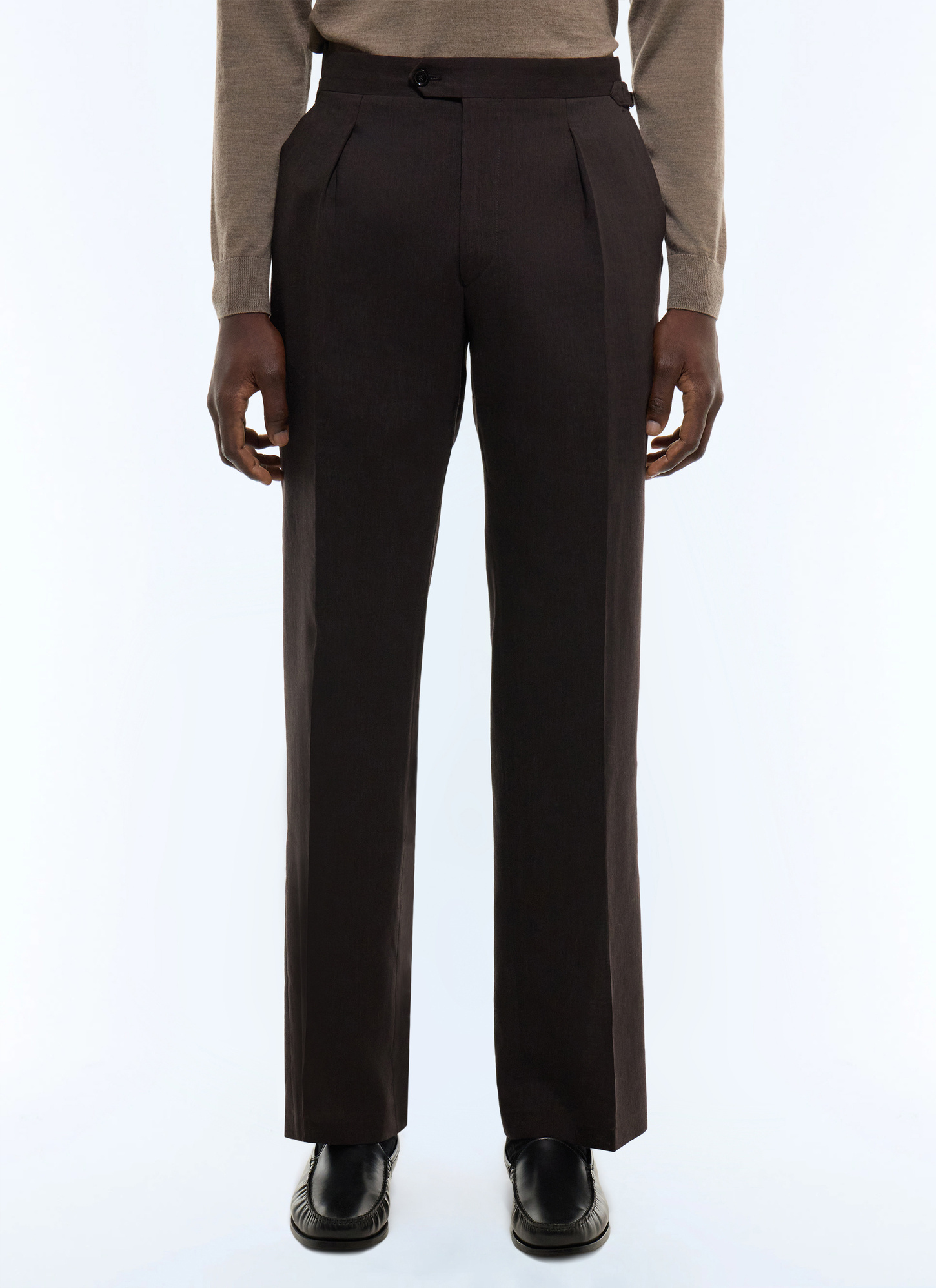 Men's certified linen and virgin wool canvas suit Fursac - C3JADA-JX06-G018