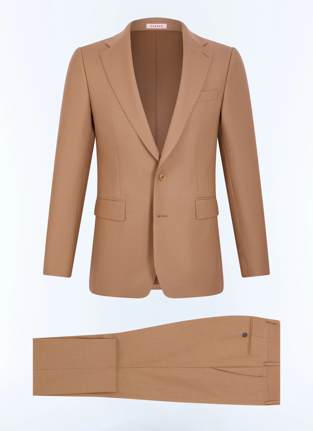Men's camel suit Fursac - C3JEXU-LC14-A011