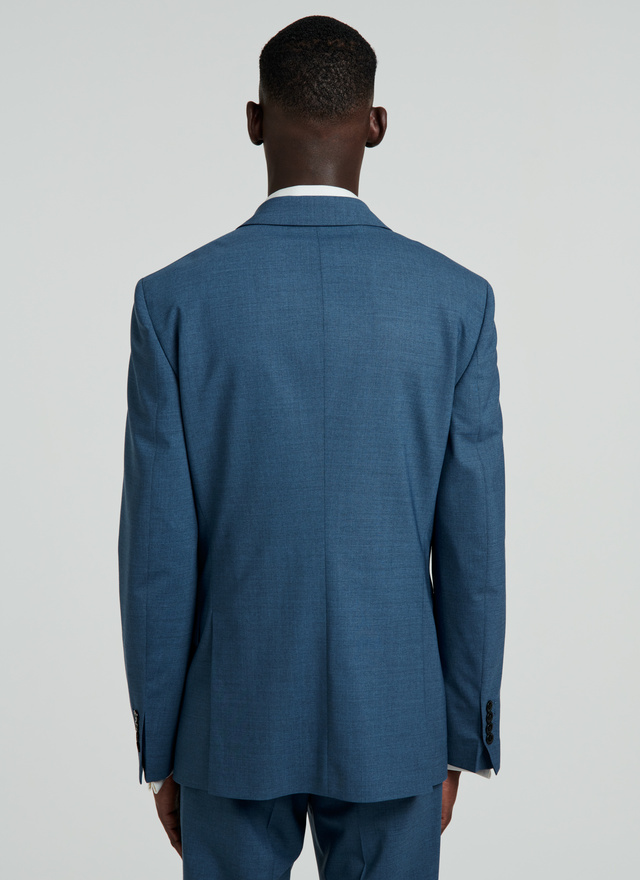 Men's flecked blue suit Fursac - 22EC3VOXA-SC31/36