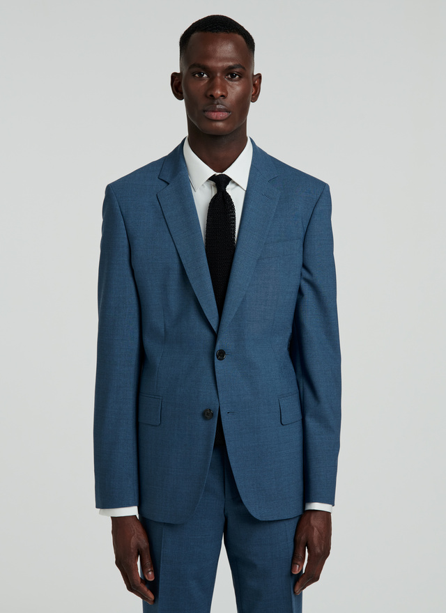 Men's flecked blue suit Fursac - 22EC3VOXA-SC31/36