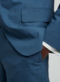 Flecked blue wool serge suit - 22EC3VOXA-SC31/36