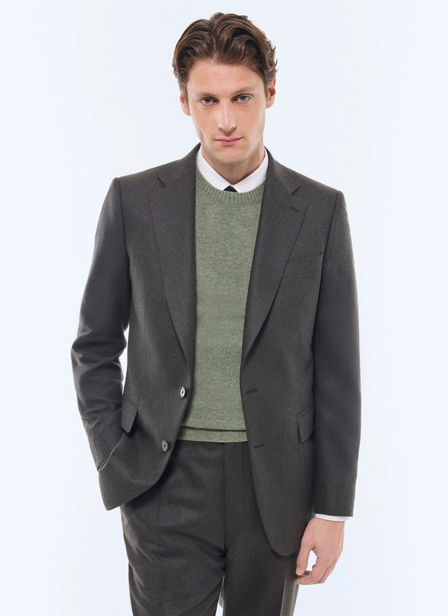 Men's forest green suit Fursac - C3FEXU-EC29-H011