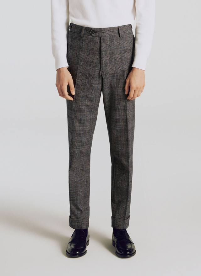 Grey and brown separate suits suit 
