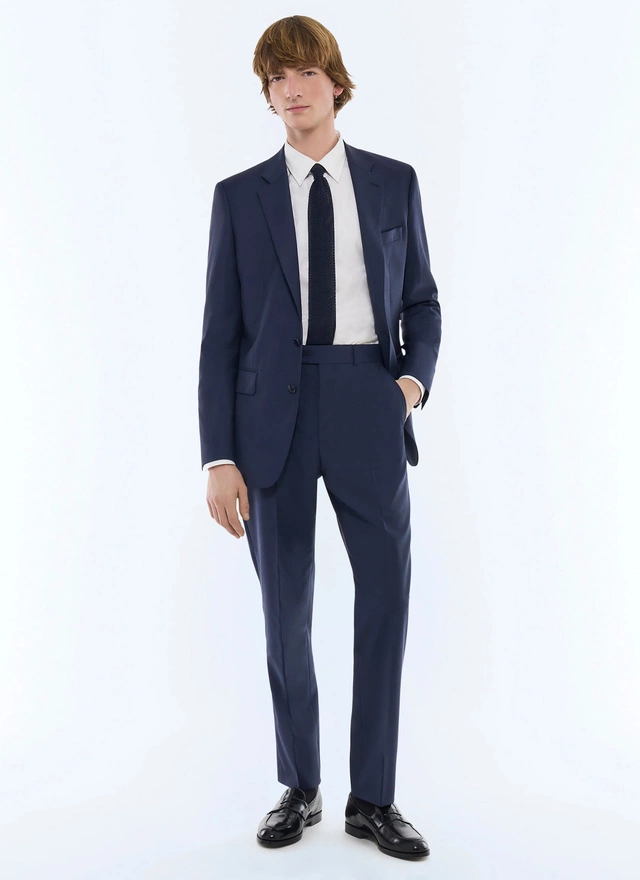 Men's navy blue suit Fursac - C3EVIP-EC35-D030