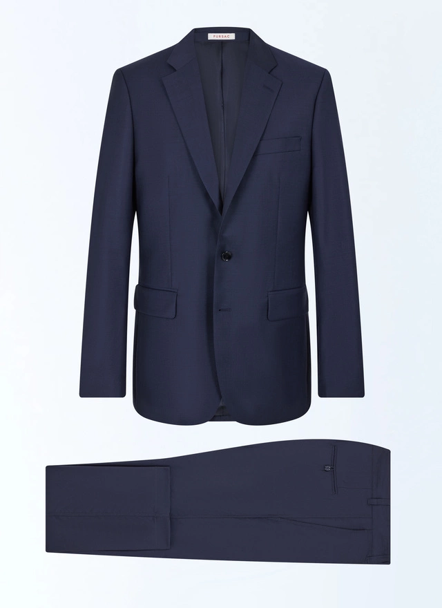 Men's navy blue suit Fursac - C3EVIP-EC35-D030