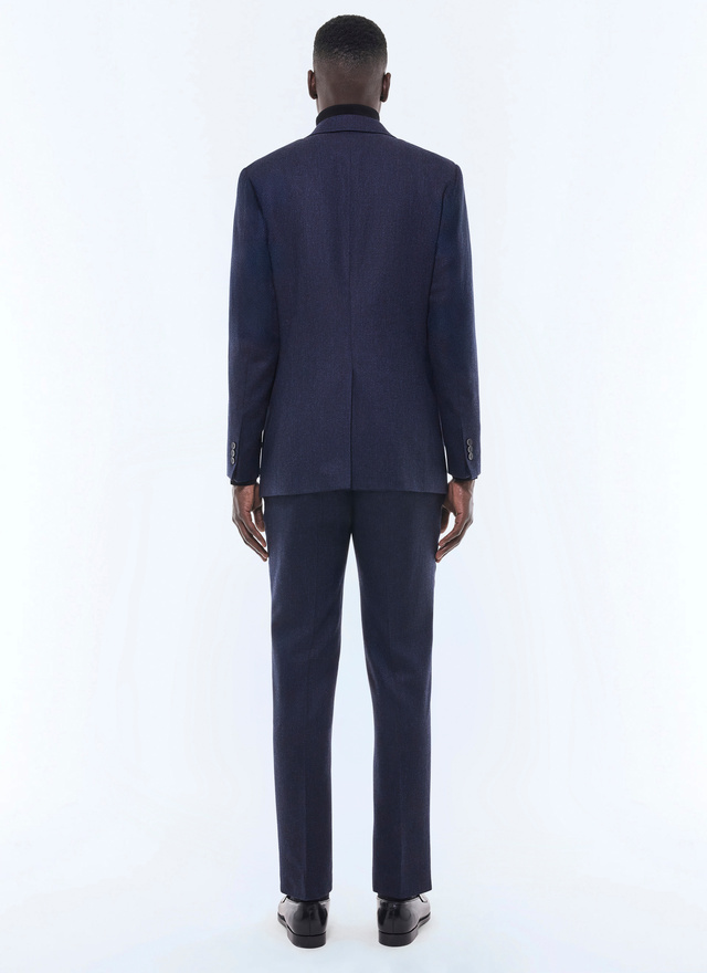Men's navy blue suit Fursac - C3GITO-CX40-D030