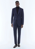 Straight cut herringbone wool suit - C3GITO-CX40-D030