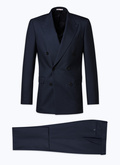 Certified wool double-breasted suit - C3VOCA-DC51-D031
