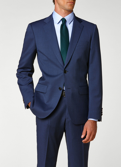 De Fursac Mens Blue Wedding Suit - Mens suits and Mens Clothes