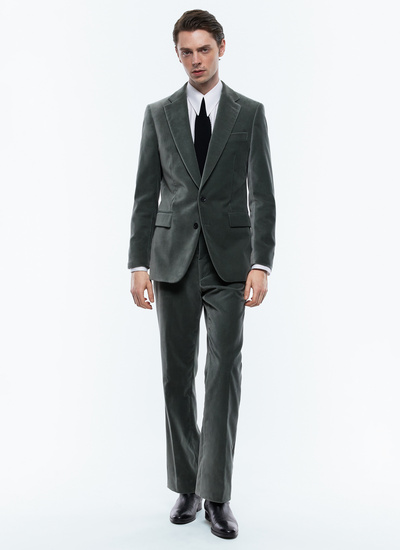 Men's sage green suit Fursac - C3ELLA-EC21-H018