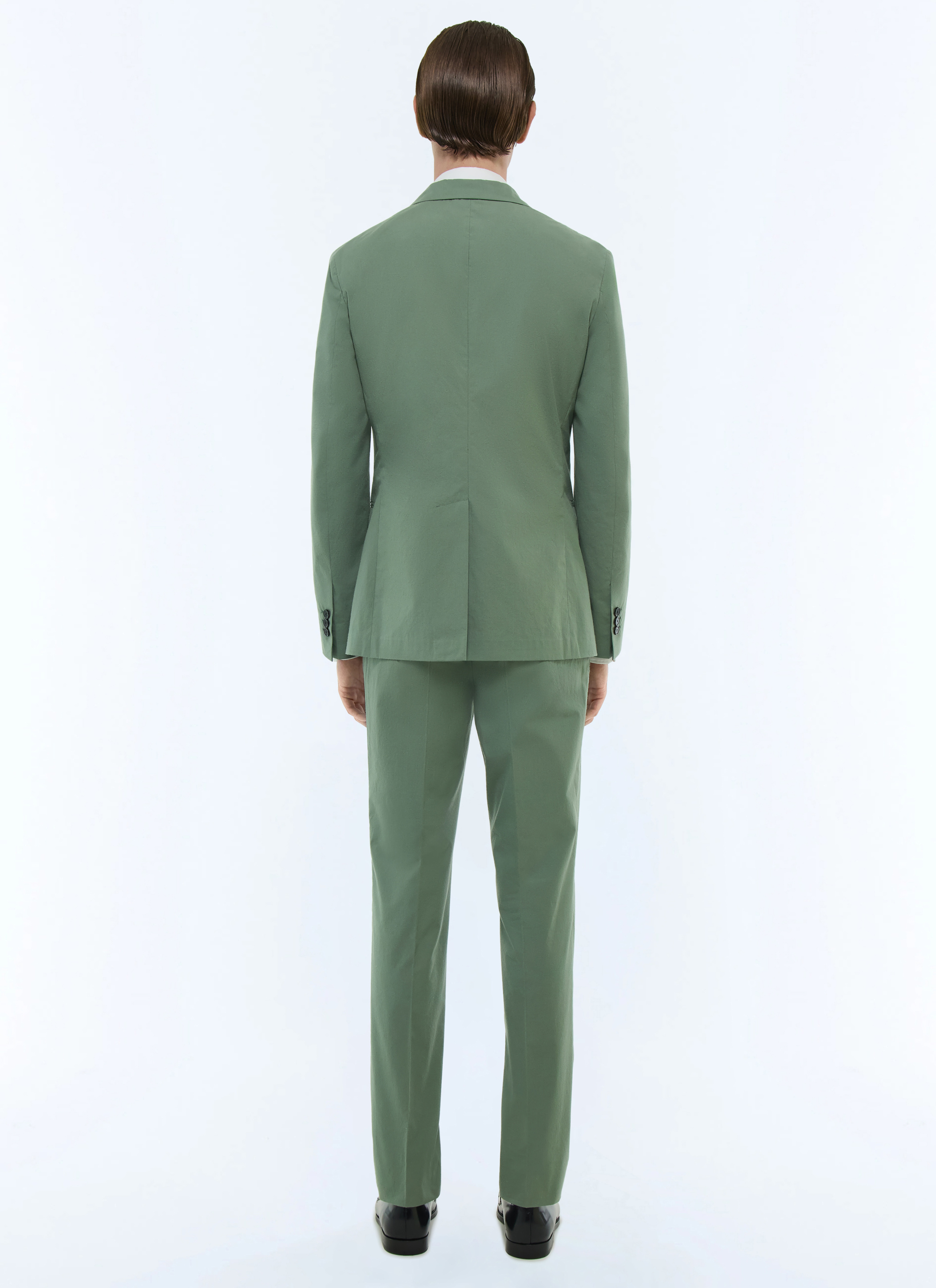 AOURE ダークグリーン スーツ Sサイズ suit-men-separate-suits-sage-
