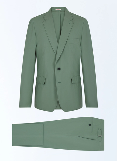 Men's suit sage green organic cotton canvas Fursac - C3FAFO-FX14-H006