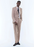 Wool flannel fitted suit - C3FOXA-GC17-A008
