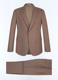 Plaid-pattern wool and mohair suit - C3JADA-JC20-G014