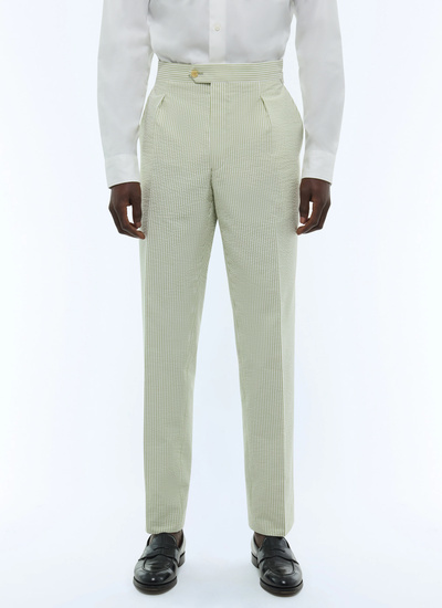 Men's cotton seersucker suit Fursac - C3FLEN-FX01-H004