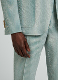 Wool seersucker suit with stripes - 22EC3VALA-VX05/45