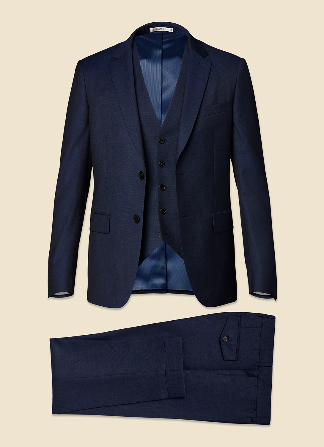 Men's blue, navy blue itravel wool suit Fursac - 21EC3PIXY-PC60-31