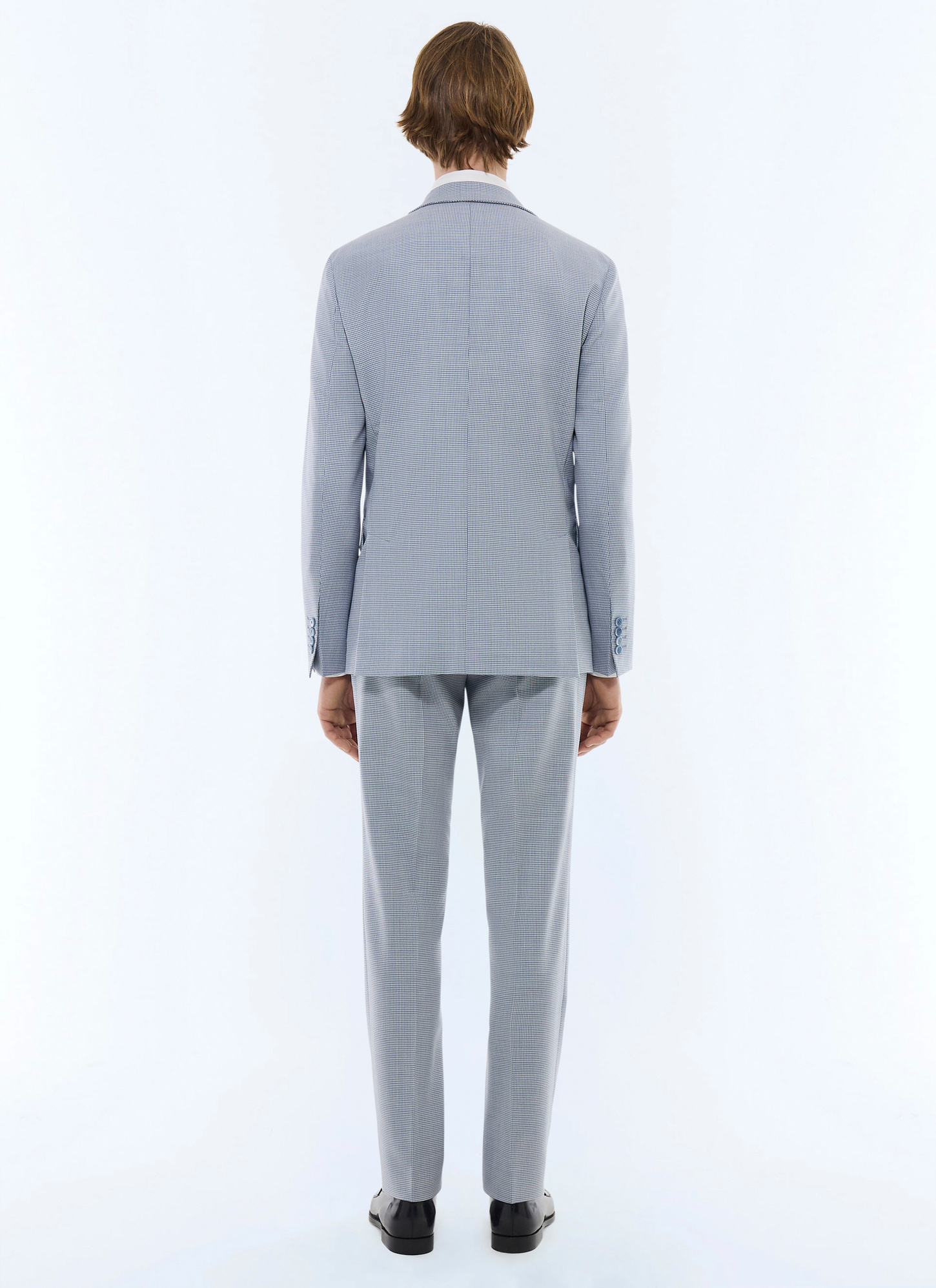 Men's virgin wool and elastane serge suit Fursac - C3DOLY-DC29-D003