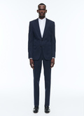 Cotton and linen straight suit - C3DAXO-DC27-D030