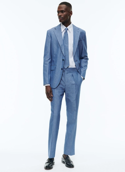 Men's sky blue suit Fursac - C3DONA-DC12-D012