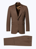 Wool and cotton straight suit - C3CAZO-CC25-G021